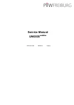 PTW UNIDOS webline Service Manual предпросмотр