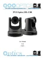 PTZ Optics 20X-USB User Manual предпросмотр