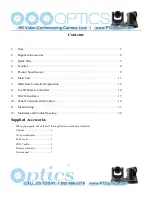 Preview for 3 page of PTZ Optics 20X-USB User Manual