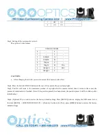 Preview for 6 page of PTZ Optics 20X-USB User Manual