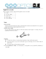 Предварительный просмотр 4 страницы PTZ Optics VL-ZCAM User Manual