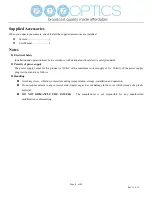 Preview for 4 page of PTZOptics PT-WEBCAM-80 User Manual