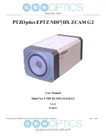 PTZOptics PTEPTZ-NDI-ZCAM-G2 User Manual preview