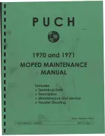 Puch 1970 Moped Maintenance Manual preview