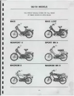 Preview for 4 page of Puch 1980-1981 Puch Maintenance Manual