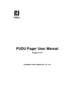 Pudu PPCC01 User Manual preview