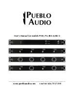 Preview for 1 page of Pueblo Audio PS34 User Manual