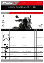 Preview for 1 page of PUIG 20819 Mounting Instructions