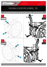 Preview for 2 page of PUIG 20821 Mounting Instructions