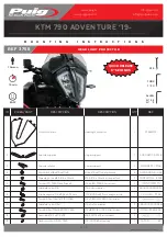 Preview for 1 page of PUIG 3758 Mounting Instructions