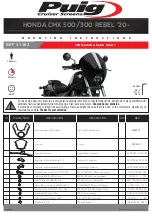 Preview for 1 page of PUIG DARK NIGHT 21102 Mounting Instructions