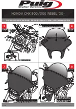 Предварительный просмотр 3 страницы PUIG SEMIFAIRING BATWING SML TOURING Mounting Instructions