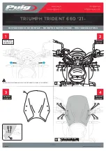 Preview for 2 page of PUIG TRIUMPH TRIDENT 660 21 Mounting Instructions