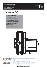 Pujol winner DC Installation And Ajustament Instructions preview