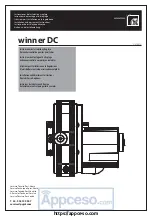 Pujol winner DC Installation And Ajustament Instructions предпросмотр