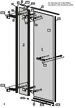 Preview for 2 page of PUK Duschkabinen VISPA 1DTE+SW(2)+SW(3) Assembling Instruction