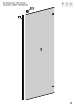 Предварительный просмотр 3 страницы PUK Duschkabinen VISPA 1DTE+SW(2)+SW(3) Assembling Instruction