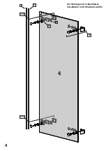 Preview for 4 page of PUK Duschkabinen VISPA 1DTE+SW(2)+SW(3) Assembling Instruction