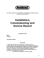 Preview for 17 page of Pullin Evolution Solar PES190 Installation And Servicing Instructions