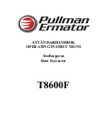 Предварительный просмотр 1 страницы pullman Ermator T11000 Operating Instructions Manual