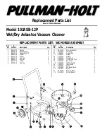 Предварительный просмотр 1 страницы Pullman Holt 102ASB-12P Replacement Parts List