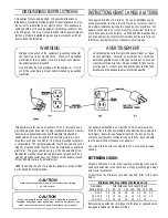 Предварительный просмотр 3 страницы Pullman Holt 102ASB-12PD Operation & Care Instructions