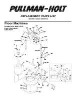 Pullman Holt B13E Replacement Parts List preview