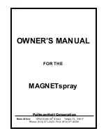 Pullman Holt MAGNETspray Owner'S Manual preview