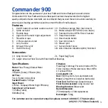 Предварительный просмотр 3 страницы Pullman COMMANDER 900 Instruction Booklet