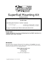 Preview for 1 page of PullRite Super 5th SuperRail Mounting Instructions