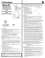 Preview for 2 page of Pulmodyne BiTrac HC Quick Start Manual