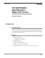 Preview for 9 page of Pulnix TM-6200 Operation Manual