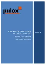 Предварительный просмотр 1 страницы PULOX PO-220B Instruction Manual