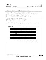 Preview for 6 page of Puls dimension PISA11 Series Datasheet