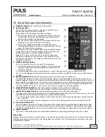 Preview for 12 page of Puls dimension PISA11 Series Datasheet