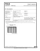 Preview for 15 page of Puls dimension PISA11 Series Datasheet