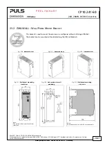 Preview for 20 page of Puls CP10.241-60 Manual