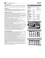 Preview for 2 page of Puls CPS20.241-60 Installation Manual