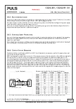 Preview for 22 page of Puls CPS20 Series Manual