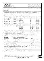 Preview for 14 page of Puls CS10.241-S1 Manual