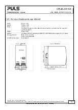 Предварительный просмотр 16 страницы Puls Dimension C Series Manual