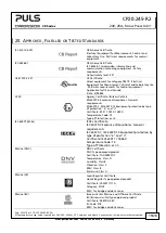 Preview for 19 page of Puls Dimension CP Series Manual