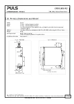 Preview for 21 page of Puls Dimension CP Series Manual