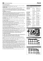 Preview for 2 page of Puls DIMENSION CP10.122 Installation Manual