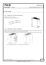 Preview for 21 page of Puls DIMENSION CS Series Manual