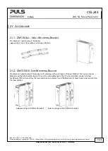 Preview for 21 page of Puls DIMENSION CS5.243 Manual