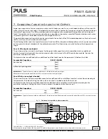 Предварительный просмотр 8 страницы Puls Dimension PISA11 Series Manual