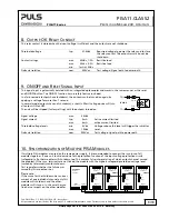 Предварительный просмотр 9 страницы Puls Dimension PISA11 Series Manual