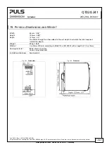 Preview for 17 page of Puls Dimension Q-Series Manual