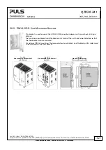 Preview for 19 page of Puls Dimension Q-Series Manual